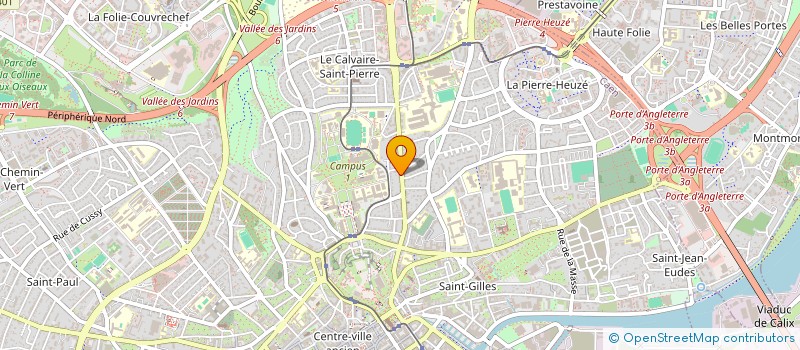 localisation de l'entreprise SCI PHILEAS  CAEN