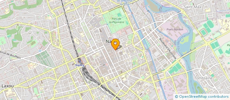 localisation de l'entreprise SCI PHILEAS II  NANCY