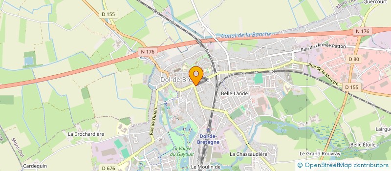 localisation de l'entreprise SCI PHILELI  DOL-DE-BRETAGNE