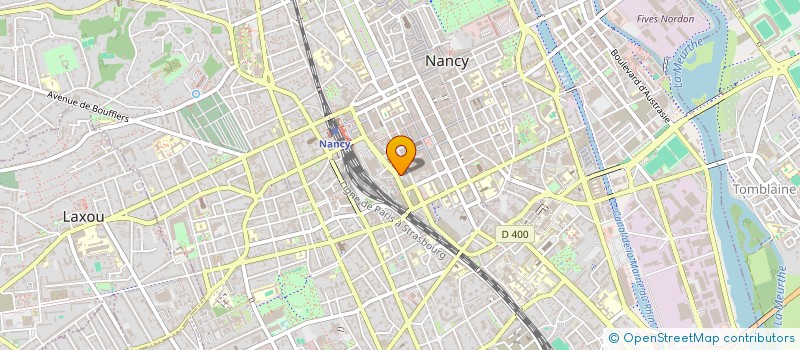 localisation de l'entreprise SCI PHILELYS  NANCY