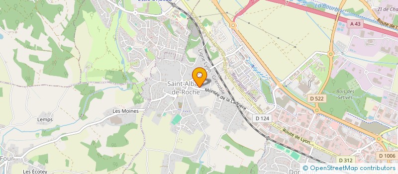 localisation de l'entreprise SCI PHILENE DE LA TOUR  SAINT-ALBAN-DE-ROCHE