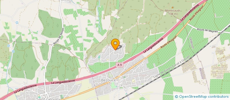 localisation de l'entreprise SCI PHILERIC  BEZOUCE