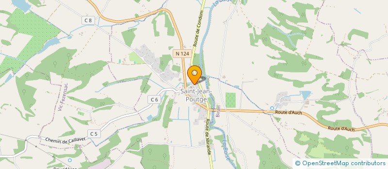 localisation de l'entreprise SCI PHILESC  SAINT-JEAN-POUTGE