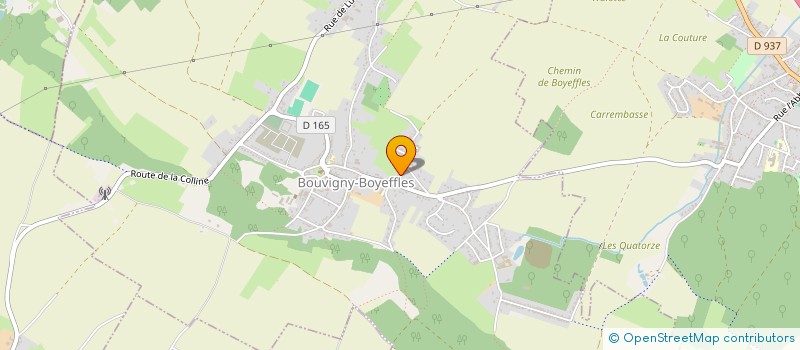 localisation de l'entreprise SCI PHILETSAND  BOUVIGNY-BOYEFFLES