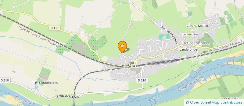 localisation de l'entreprise SCI PHILFLO  POSSONNIERE (LA)