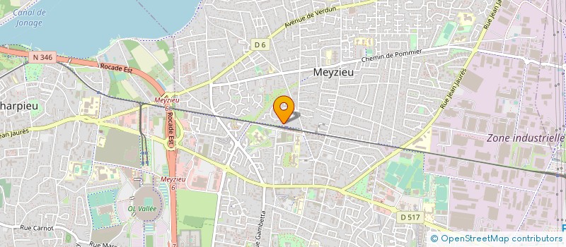 localisation de l'entreprise SCI PHILFRANCE  MEYZIEU