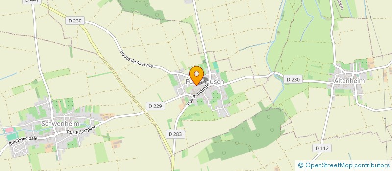 localisation de l'entreprise SCI PHILHAPPY67  FURCHHAUSEN