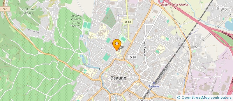 localisation de l'entreprise SCI PHILHARMONIQUE à BEAUNE