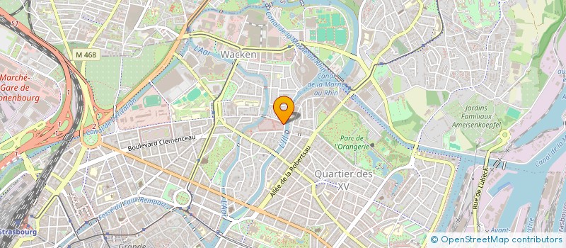 localisation de l'entreprise SCI PHILIBERT  SELESTAT