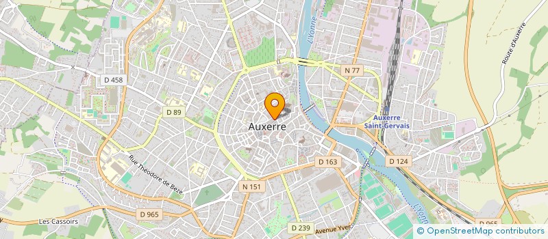 localisation de l'entreprise SCI PHILIBERT ROUX à AUXERRE