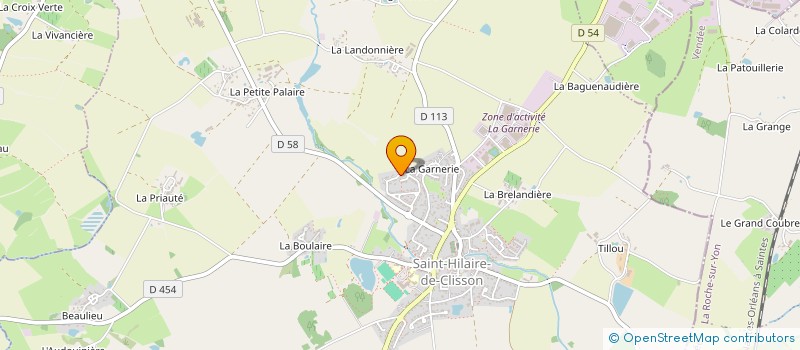 localisation de l'entreprise SCI PHILIDOR  SAINT-HILAIRE-DE-CLISSON