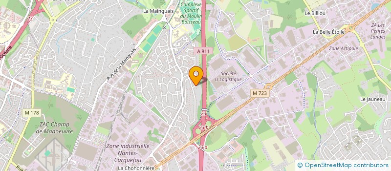 localisation de l'entreprise SCI PHILIDRO.COM  CARQUEFOU