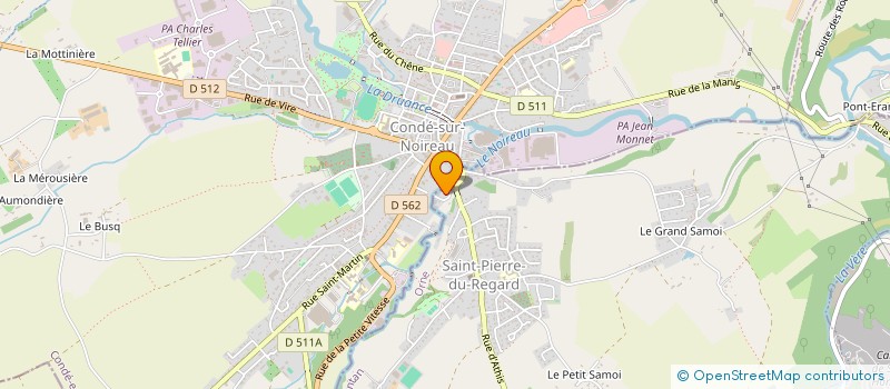 localisation de l'entreprise SCI PHILIE à SAINT-PIERRE-DU-REGARD