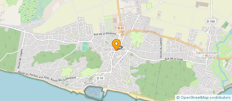 localisation de l'entreprise SCI PHILIMAU à JARD-SUR-MER