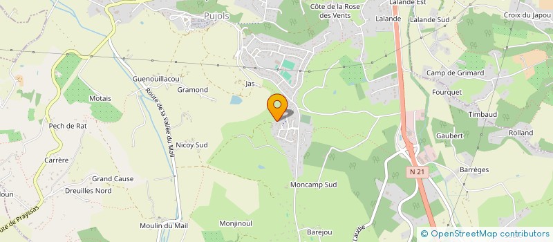 localisation de l'entreprise SCI PHILIMMO  LAPEYROUSE-MORNAY