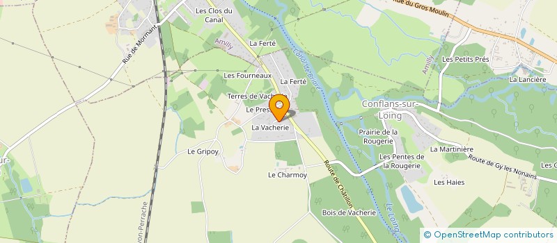 localisation de l'entreprise SCI PHILINE à CONFLANS-SUR-LOING