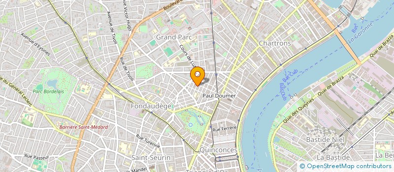 localisation de l'entreprise SCI PHILINE  BORDEAUX