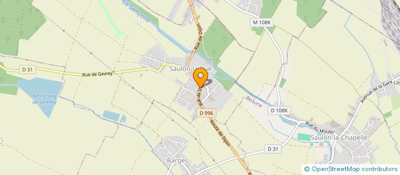 localisation de l'entreprise SCI PHILIO  SAULON-LA-RUE