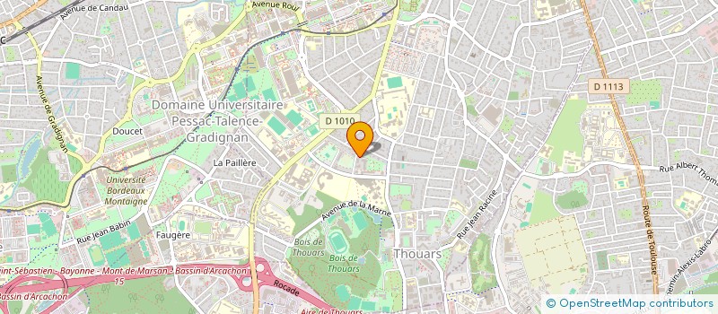 localisation de l'entreprise SCI PHILIP GW  TALENCE