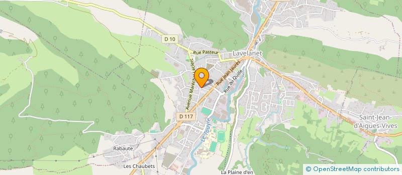 localisation de l'entreprise SCI PHILIPOU à LAVELANET