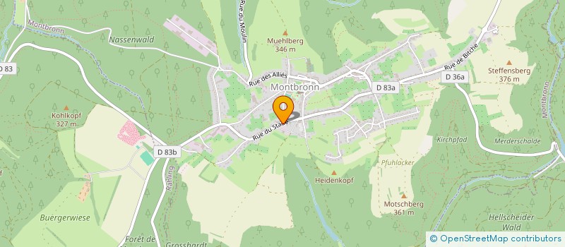 localisation de l'entreprise SCI PHILIPP  MONTBRONN