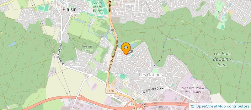 localisation de l'entreprise SCI PHILIPPE  PLAISIR