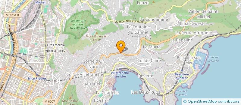 localisation de l'entreprise SCI PHILIPPE à VILLEFRANCHE-SUR-MER