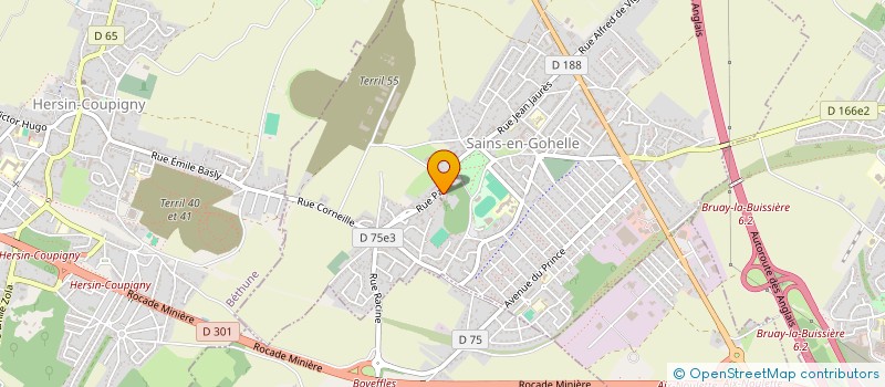 localisation de l'entreprise SCI PHILIPPE  SAINS-EN-GOHELLE