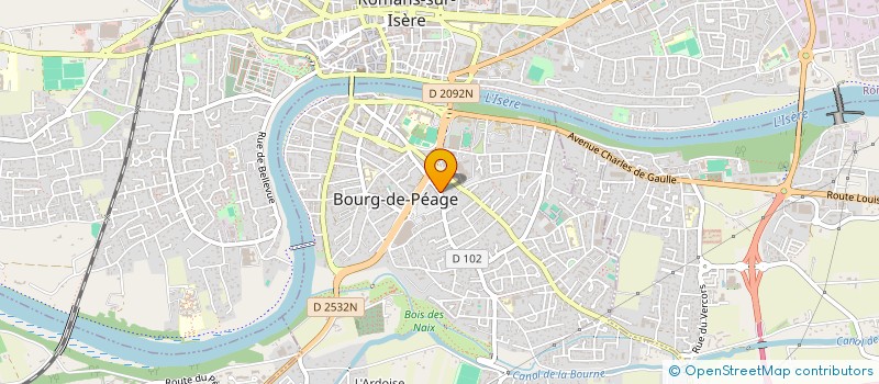 localisation de l'entreprise SCI PHILIPPE  BOURG-DE-PEAGE