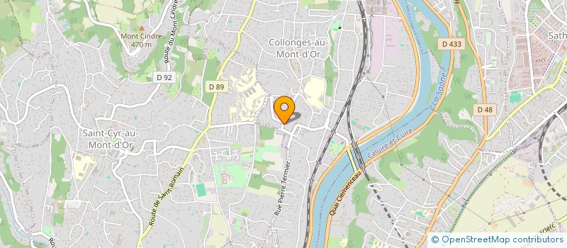 localisation de l'entreprise SCI PHILIPPE  COLLONGES-AU-MONT-D'OR