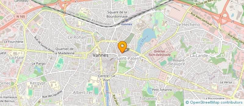 localisation de l'entreprise SCI PHILIPPE à VANNES
