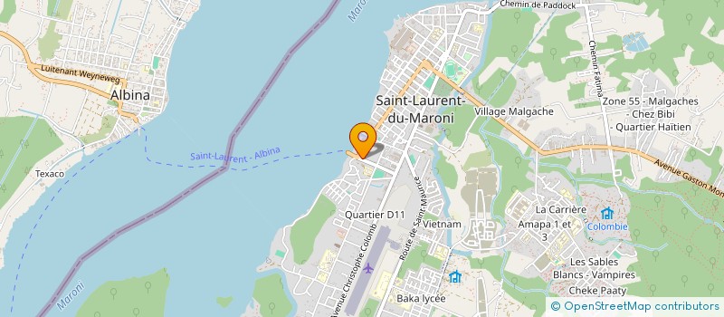 localisation de l'entreprise SCI PHILIPPE à SAINT-LAURENT-DU-MARONI