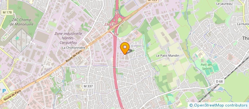 localisation de l'entreprise SCI PHILIPPE  SAINTE-LUCE-SUR-LOIRE