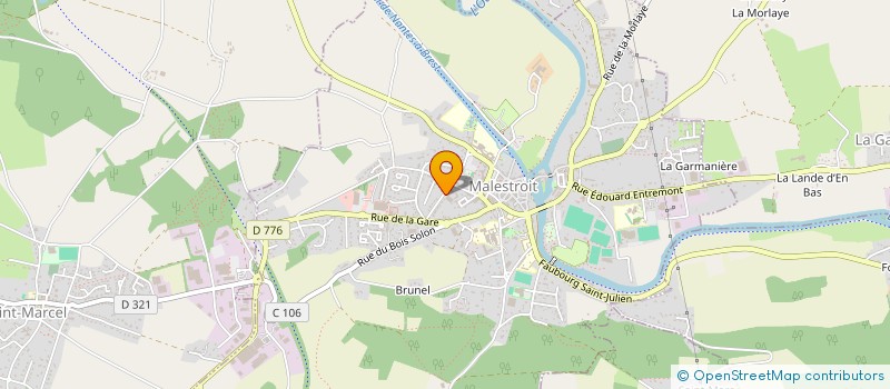 localisation de l'entreprise SCI PHILIPPE D'ARMORIQUE  MALESTROIT