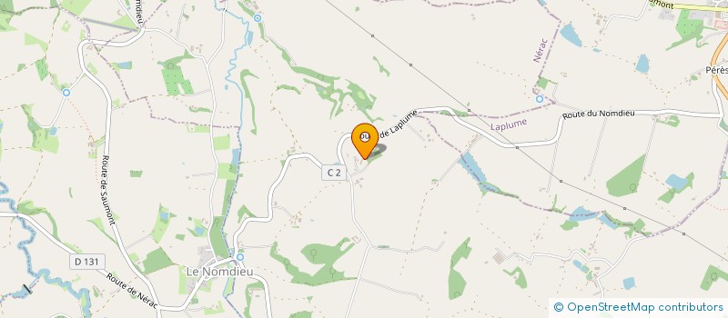 localisation de l'entreprise SCI PHILIPPE DAMIEN  SAINT-VINCENT-DE-LAMONTJOIE