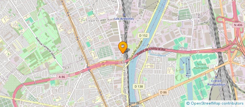 localisation de l'entreprise SCI PHILIPPE DUBUS JOINVILLE  VITRY-SUR-SEINE