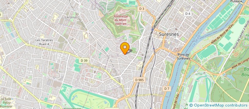 localisation de l'entreprise SCI PHILIPPE ET BEATRICE GODEBERGE à SURESNES