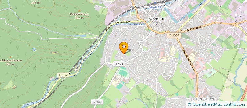 localisation de l'entreprise SCI PHILIPPE OSTERTAG  SAVERNE