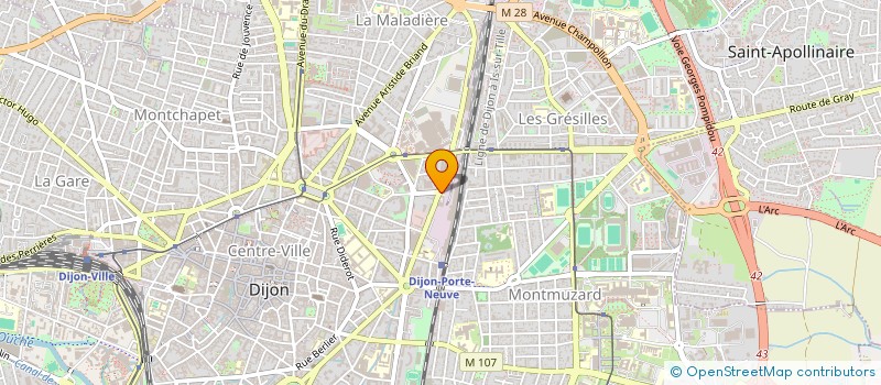 localisation de l'entreprise SCI PHILIPPE REGNIER à DIJON