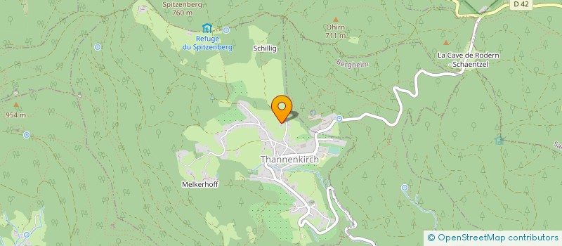 localisation de l'entreprise SCI PHILIPPE STAEHLY  THANNENKIRCH