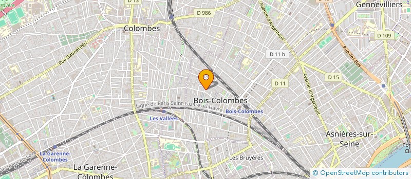 localisation de l'entreprise SCI PHILIPPES à BOIS-COLOMBES