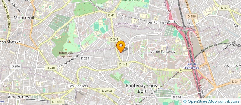 localisation de l'entreprise SCI PHILIPPINE à FONTENAY-SOUS-BOIS