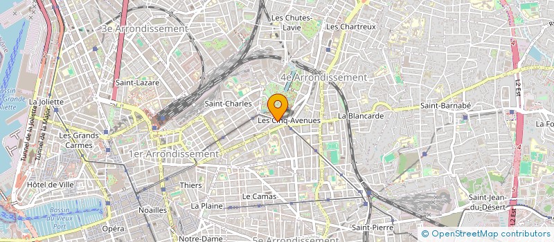 localisation de l'entreprise SCI PHILIPPON  MARSEILLE