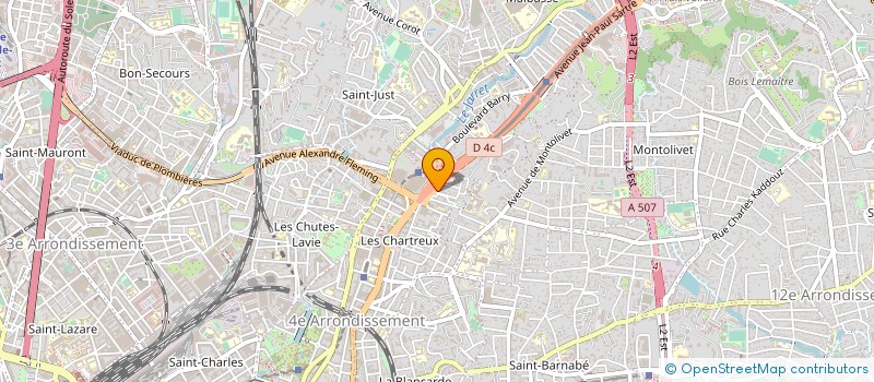 localisation de l'entreprise SCI PHILIPPON à MARSEILLE