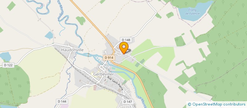 localisation de l'entreprise SCI PHILIPPOT  GERBEVILLER