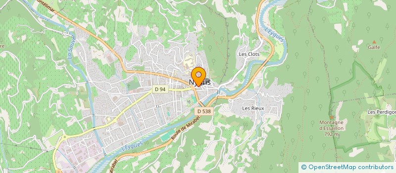 localisation de l'entreprise SCI PHILIS DE LA CHARCE  NYONS