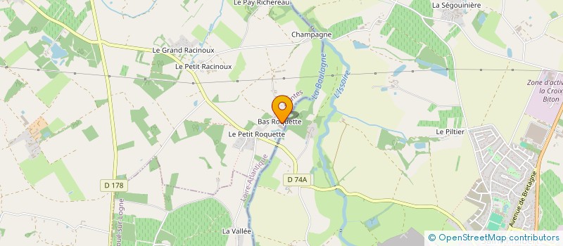 localisation de l'entreprise SCI PHILISA  SAINT-COLOMBAN