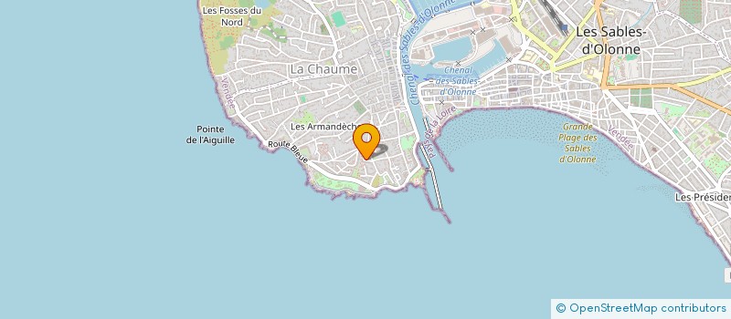 localisation de l'entreprise SCI PHILISA à LES SABLES D'OLONNE