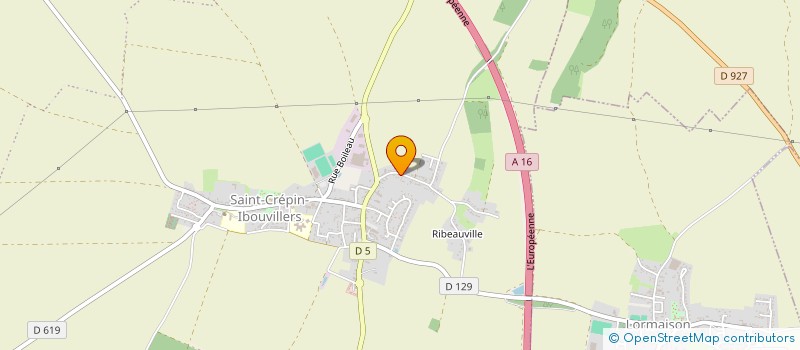 localisation de l'entreprise SCI PHILLAU  SAINT-CREPIN-IBOUVILLERS