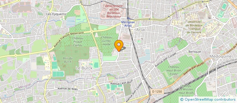 localisation de l'entreprise SCI PHILMA  MERIGNAC